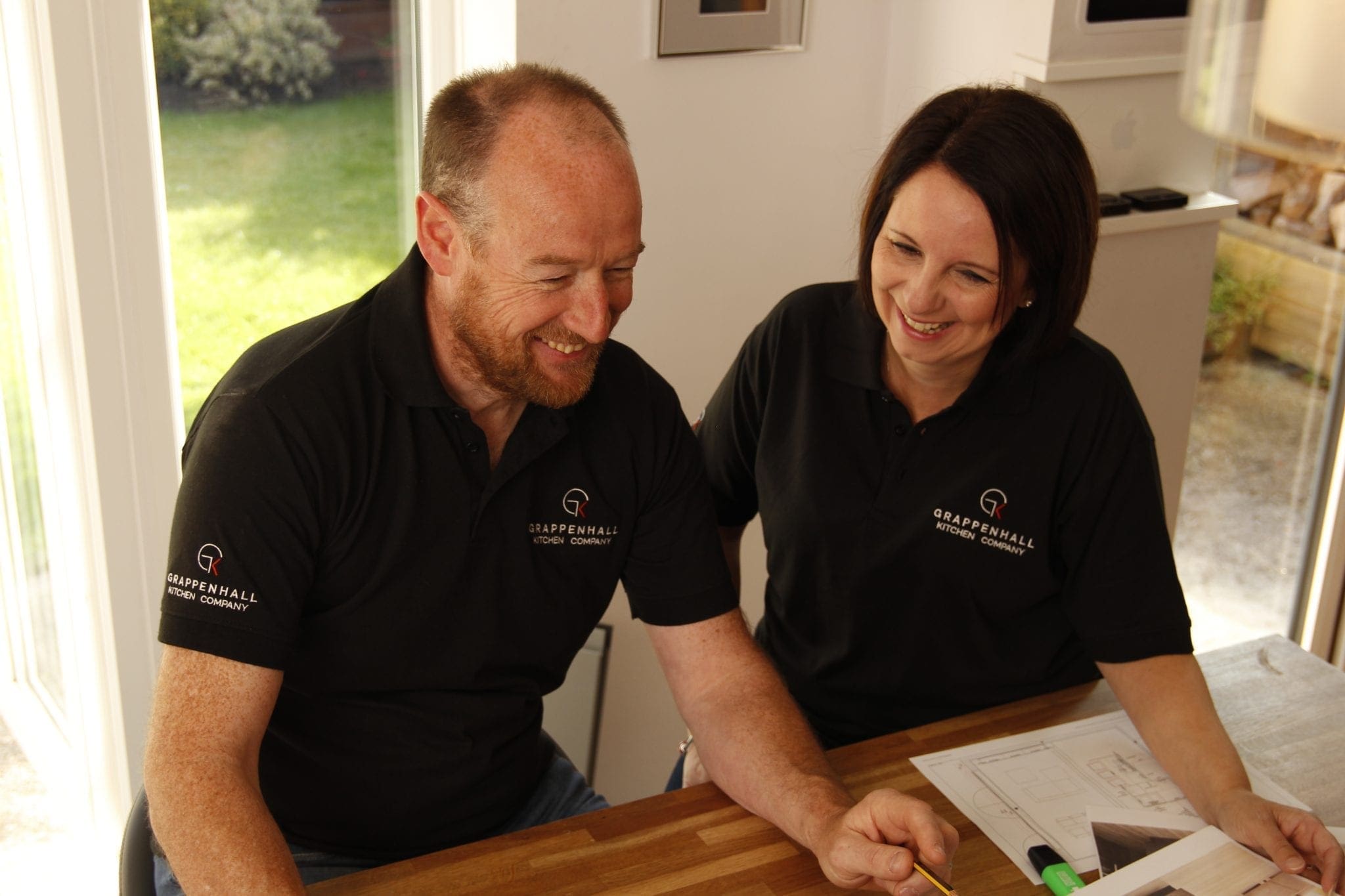 Neil and Carole Vernon from Grappenhall Kitchen Company Warrington